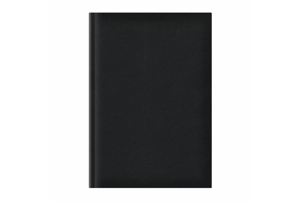 Agenda A5, nedatata, hartie offset alb, coperta negru Agenda A5, nedatata, hartie offset alb, coperta negru